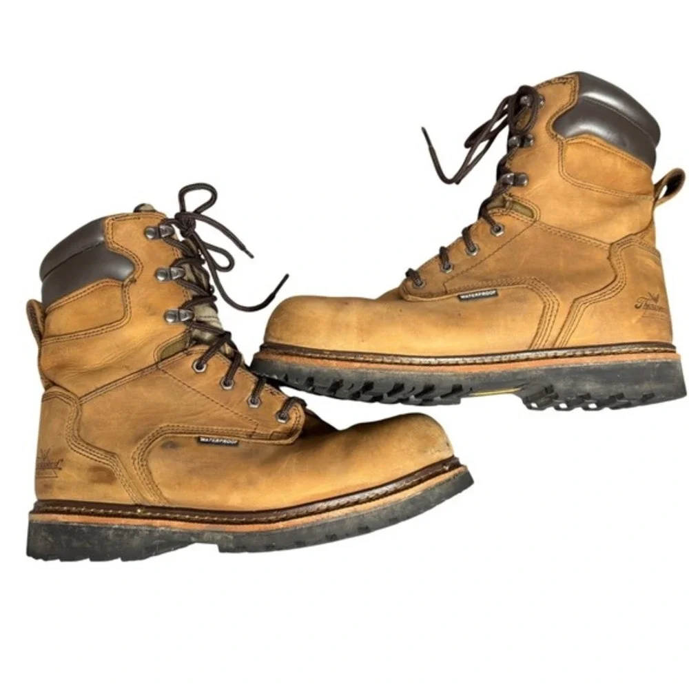 Thorogood Work‎ Boots Mens 12 M 804-3238 Safety Toe Waterproof Insulated Leather
